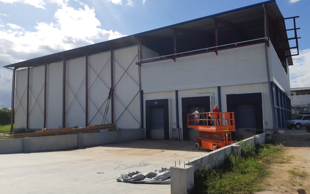 Groot vrieshuis van 900 m² voor vis