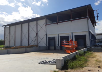 Groot vrieshuis van 900 m² voor vis