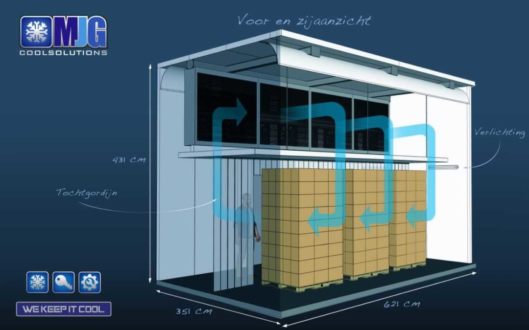 Blastfreezer voor het invriezen van Ice Cream